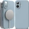 Ringke Silicone Magnetic Magsafe Iphone 16 Niebieski Podgląd zdjęcia produktu 2