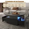 Radelldar Wohnzimmertisch Beistelltisch rund mit 2 Produktbild-Vorschau 5