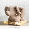 NATTOU Balançoire éléphant en peluche taupe 10m+ Voir les images du produit 8