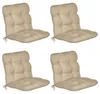 Beautissu Set di 4 cuscini per sedie a schienale basso Anteprima dell’immagine prodotto 1