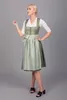 Edelnice Dirndl Ina Midi Hellgrün Größe 42 schimmernd mit Produktbild-Vorschau 7
