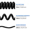 deleyCON 1,3m Klinken Kabel Spiralkabel - Stereo Audio - Produktbild-Vorschau 2