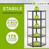 Juskys 3er Metall Regalsystem Basic - 1 Eckregal & 2 Produktbild-Vorschau 6