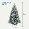 BALCONERA 228cm Künstlicher Weihnachtsbaum mit Schnee & 550 Produktbild-Vorschau 6
