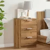 vidaXL Nachttisch Artisan-Eiche 40x36x65 cm Holzwerkstoff Produktbild-Vorschau 4