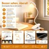 Leselampe Buch Klemme Aufladbar 3 Farbtemperatur Dimmbar Produktbild-Vorschau 4