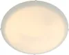 A close-up, top-down view of a white, circular ceiling light fixture with a frosted diffuser. Produktbild-Vorschau