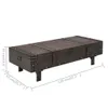 The Living Store Couchtisch Massivholz Vintage-Stil 120 x Produktbild-Vorschau 8