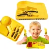 Set d'assiettes et de couverts pour enfants en forme Voir les images du produit 1