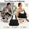 Borsa da donna idrorepellente con tracolla removibile, Anteprima dell’immagine prodotto 3
