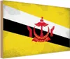 vianmo Holzschild 20x30 cm Brunei Vintage Flagge Fahne Produktbild-Vorschau 1