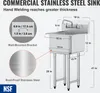 SucceBuy 18 "x41" Zlewozmywak ze stali nierdzewnej - Podgląd zdjęcia produktu 2