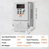 2.2kW 10A 3PS Przetwornica częstotliwości VFD AC 220-240V Podgląd zdjęcia produktu 7