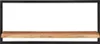 vidaXL Étagères murales 2 pcs. 80x25x35 cm bois massif Voir les images du produit 1