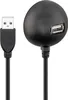 USB 2.0 Hi-Speed-Verlängerungskabel mit Standfuß, schwarz Náhled obrázku produktu 3