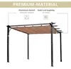 Outsunny Pergola Pavillon mit einstellbarem Stoffdach 3 x Produktbild-Vorschau 5