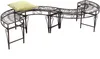 DanDiBo Rundbank Metall wetterfest Braun Ø 135 cm Baumbank Produktbild-Vorschau 9