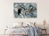Italienischer Leinwand Leinwandbild - Marbled Reflection (1 Produktbild-Vorschau 2
