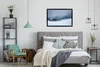 MuchoWow® MuchoWow® Gerahmtes Poster Berg mit Schnee 90x60 Produktbild-Vorschau 4