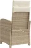 vidaXL Gartensessel mit Fußteil 2 Stk. Verstellbar Beige Produktbild-Vorschau 7