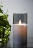 Świeca Led woskowa szklana M-TWINKLE czarna 15cm ruchomy Podgląd zdjęcia produktu 7