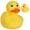 Badeente Mittelfinger 8x8x7,5cm PVC gelb Schnabel Ente Produktbild-Vorschau 1