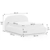 BEAUTYSOFA | Polsterbett MOTTI 160x200 cm - Doppelbett mit Produktbild-Vorschau 7