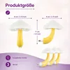 3er Set LED Pilz-Nachtlichter mit Dämmerungssensor, Produktbild-Vorschau 2
