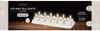 LED-theelichthouders, 4,5 cm, kunststof - was, 12 stuks, Productafbeelding-voorbeeld 3