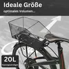 Fahrradkorb XL Fahrrad Gepäckträger Schultaschenkorb Produktbild-Vorschau 2