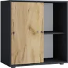VCM Büroschrank mit 2 Fächern | moderner Aktenschrank mit Produktbild-Vorschau 2