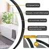 A bathroom mirror with features highlighted by text overlays. Produktbild-Vorschau