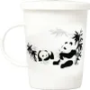 [ PANDA PAAR ] chinesisches Porzellan / Teebecher + Sieb & Produktbild-Vorschau 2