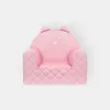 Kindersessel in Bärenform aus Samt und Schaumstoff rosa | Produktbild-Vorschau 1
