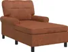 vidaXL Lounge-Liege mit Kissen Braun 91 x 157 x 91 cm Produktbild-Vorschau 1