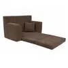 Kindersofa aus Schaumstoff Braun, ausklappbar und bequem, Produktbild-Vorschau 6