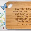 Mr. & Mrs. Panda Schneidbrett Küche Spruch 34. Geburtstag - Produktbild-Vorschau 3