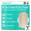 4 x Küchenrolle 3-lagig - 128 Halbblatt pro Rolle – frei Produktbild-Vorschau 1