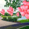 12 Stück Folienballon "ROSA HERZ" im Herz-Design (43cm) Produktbild-Vorschau 3
