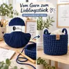 Bobbiny Junior 3 mm 100 m Ink Blue Schnur Produktbild-Vorschau 6