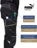 PUMA WORKWEAR PRECISION X Bundhose Schwarz/Neon 52 Produktbild-Vorschau 3