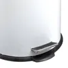 A close-up view of the bottom part of a white trash can, showing the pedal mechanism. Anteprima dell’immagine prodotto