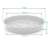 Plastard 5er Set Blumentopf-Untersetzer Ø 14 cm Rund Produktbild-Vorschau 5