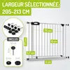 BOMI® Barrière de sécurité bébé 63–251 cm sans perçage – À Voir les images du produit 2