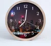 Holzuhr 30fi cm wanduhr - Stadtgebäude Stadt Produktbild-Vorschau 1