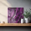 Tulup Glasuhr Wanduhr Küchenuhr Echt-Glas 30x30 cm Modern Produktbild-Vorschau 2