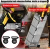 TWOLIIN Víceúčelový žebřík 4x3 Hliník s plošinou 6 v 1 Náhled obrázku produktu 5