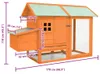 vidaXL Klietka pre kurčatá 170x81x110 cm Borovicové a Náhľad obrázku produktu 6