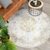 Teppich Vintage Rund - Lago Grün Creme Produktbild-Vorschau 3