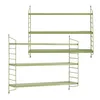Two identical modular wall shelving units are displayed against a white background. Anteprima dell’immagine prodotto